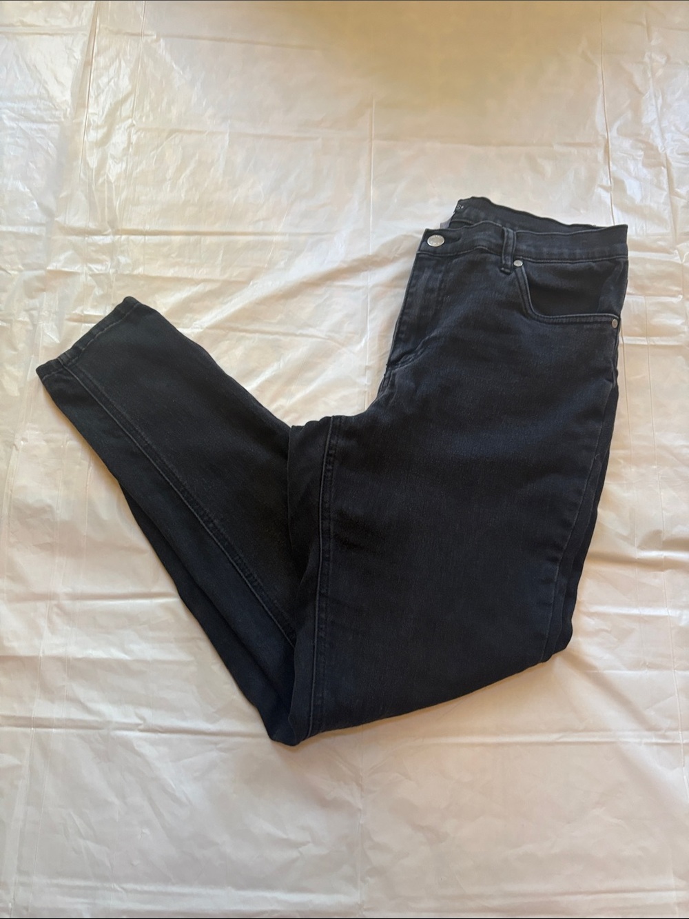 VENUS Black Skinny High-Rise Jeans